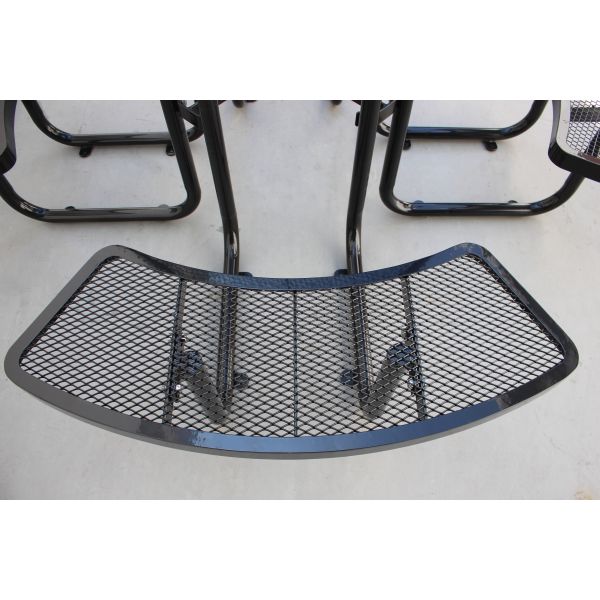 Коммерческие стальные столы и стулья для пикника на открытом воздухе