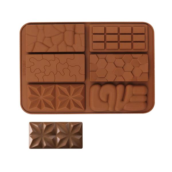 MHC Dubai Chocolate Mold Deep Kit Large Baking Cake Moulds Pistachio 3d Custom Silicone Dubai Chocolate Mold