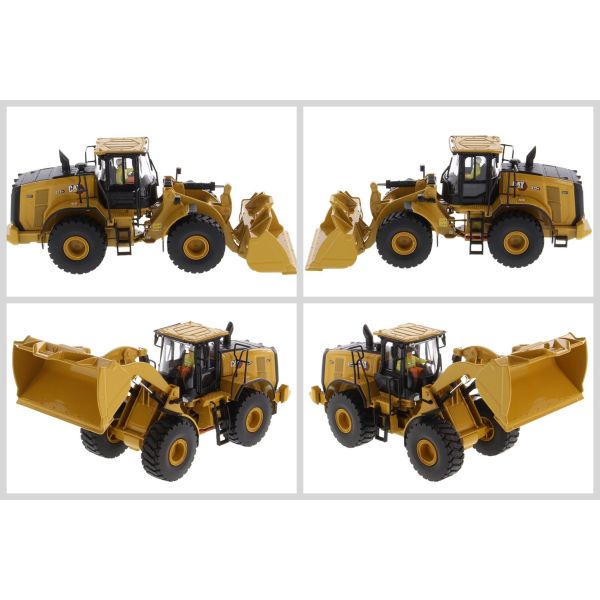 DM 1/50 Scale Heavy Equipment Wheel Loader Alloy Shovel Model 85683 for Collectors