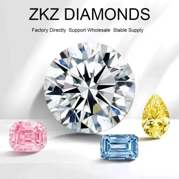 Sakura Rosa Coussin Shape Laboratório Diamantes cultivados Fancy Pink VVS-VS IGI Certificado CVD Diamante sintético