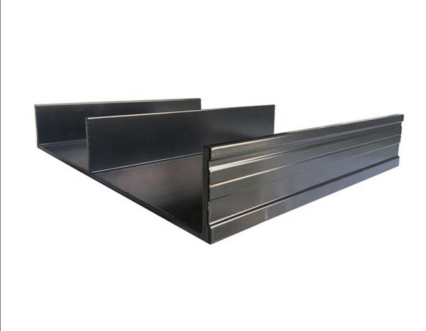 Real Estate Anodized Silver Black Building Aluminum Formwork Profiles