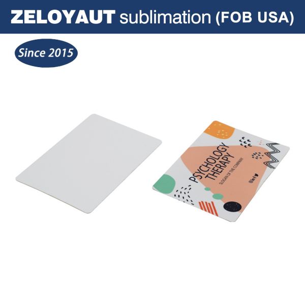 Custom Square Heat Press Sublimation Metal Blanks Aluminum Sheets and Plastic Business Cards Novelty Gifts