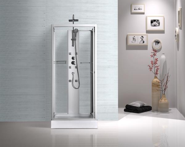 Professional Bathroom Shower Cabins , Sliding Glass Door Shower Enclosure