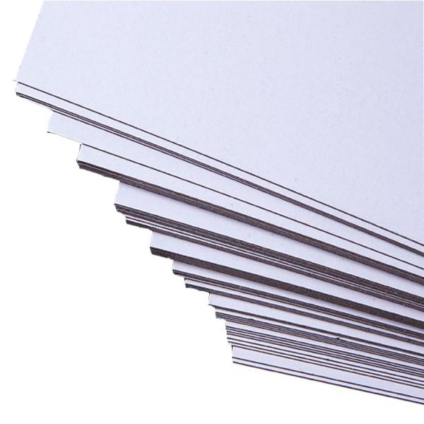 Fornecimento por grosso 1200g de papel duplex cartão cinza cartão duro