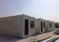 O branco galvanizado da armação de aço pintou o recipiente do escritório da casa pré-fabricada de 20 Gp
