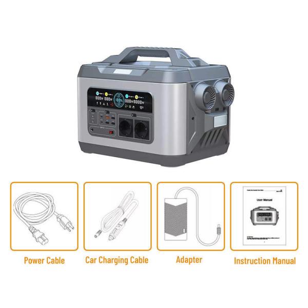 Portable Solar Power Bank Station for Household Appliances LiFePO4 Charging Battery