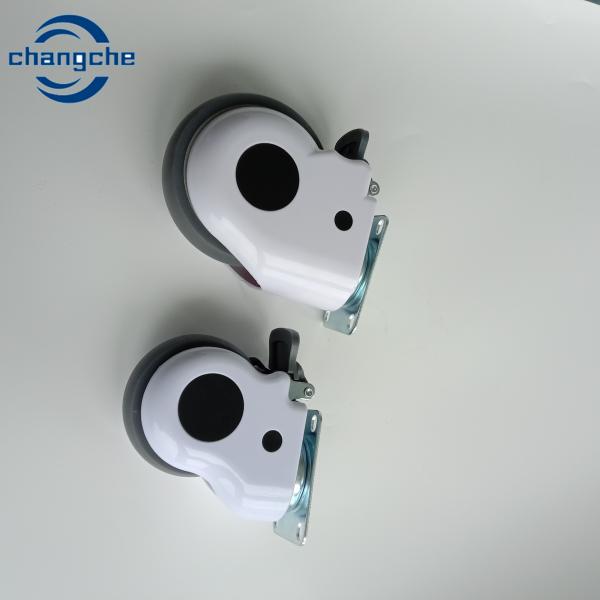 150kg Nursing Bed Floor Casters 6 Inch Heavy Duty Wheels With Bearing