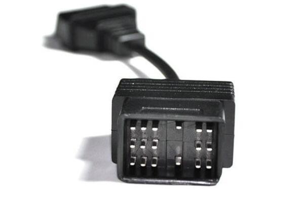Toyota 17 Pin To 16 Pin OBD Diagnostic Cable , OBD2 Extension Scanner Interface Cable