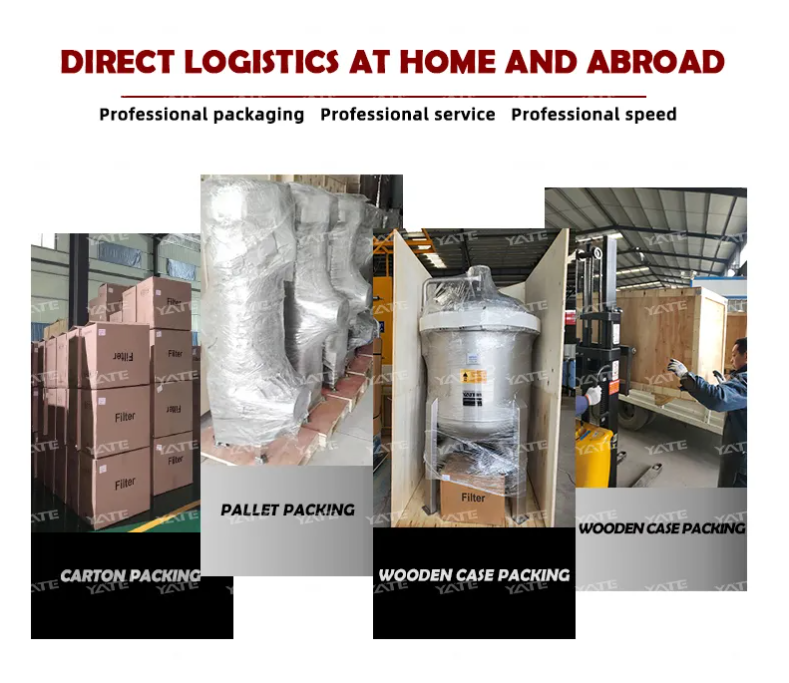 SS кладут передвижное оборудование в мешки водоочистки корпуса фильтра для эмульсии чернил