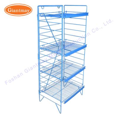 Fio Mesh Display Rack do suporte da loja do pão da loja