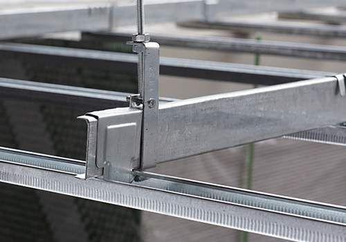 T-Bar for Suspend System / Budling Structure Thickness 0.40 to 1.0mm D50 Customizable