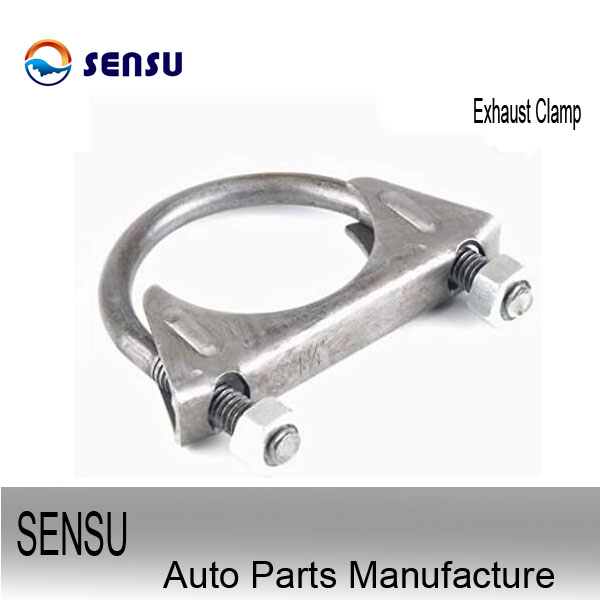 Galvanized ID 51mm Exhaust Clamp U Bolt Pipe Clamp Erosion Resistant