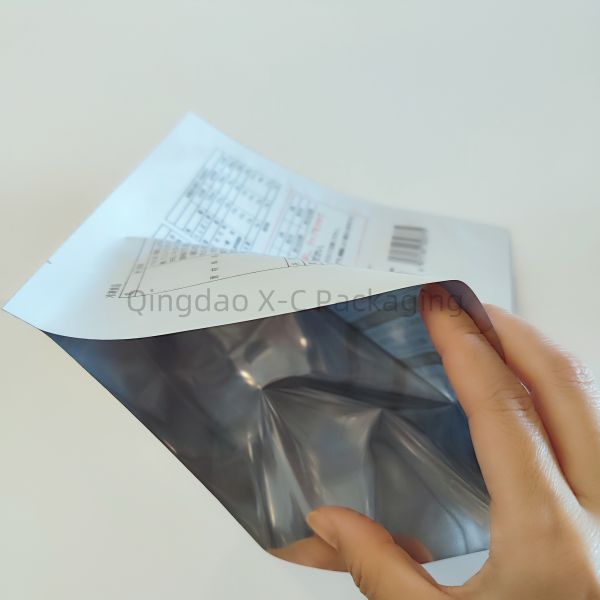 Laminated 3 Side Seal Bags Factory Aluminum Foil 3 Sides Sealing For Sauces Sachet