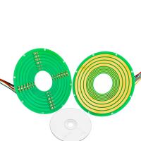 Deslizamento Ring Transmitting 12A atual e 100M Ethernet Signal da panqueca de 8 circuitos