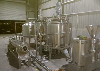 A linha de processamento CE da manteiga de porca da amêndoa/manteiga de amendoim da máquina de moedura aprovou