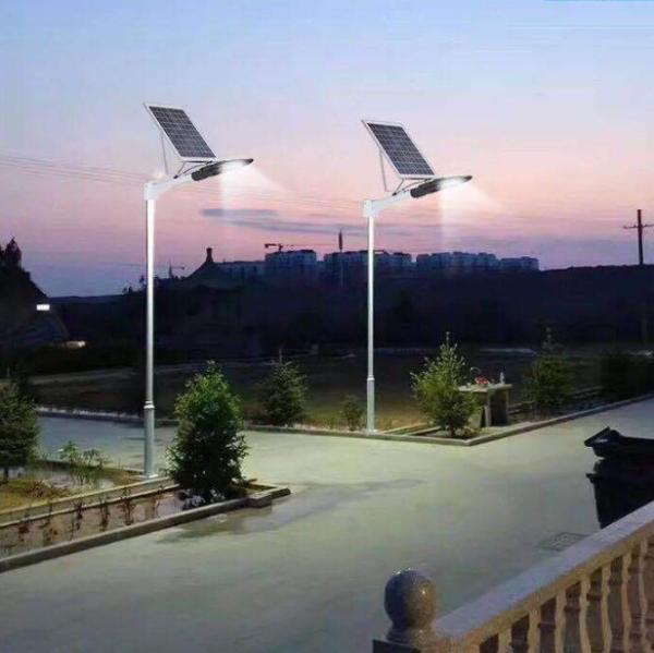 Outdoor high brightness 120LM/W 150W 100W Solar Power Street Light with Optical tempered glass lens For garden use