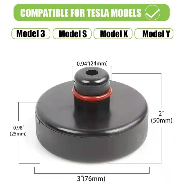 Custom Product Oem Automotive Rubber Bumper Pads Black Silicone Car Jack Protector