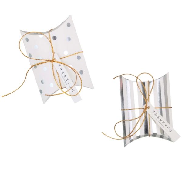 коробка конфеты подушки упаковки еды белого картона 250g Biodegradable бумажная утюжит золотое