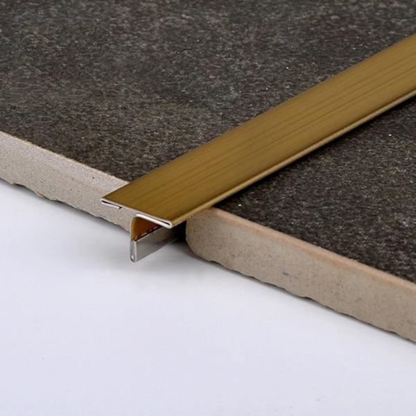 T Shape Modern Stainless Steel Trim Sus304 Corner Trim Customized Size