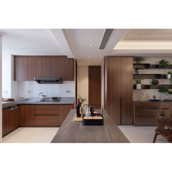 Современные китайские красно-коричневые кухонные принадлежности из нержавеющей стали