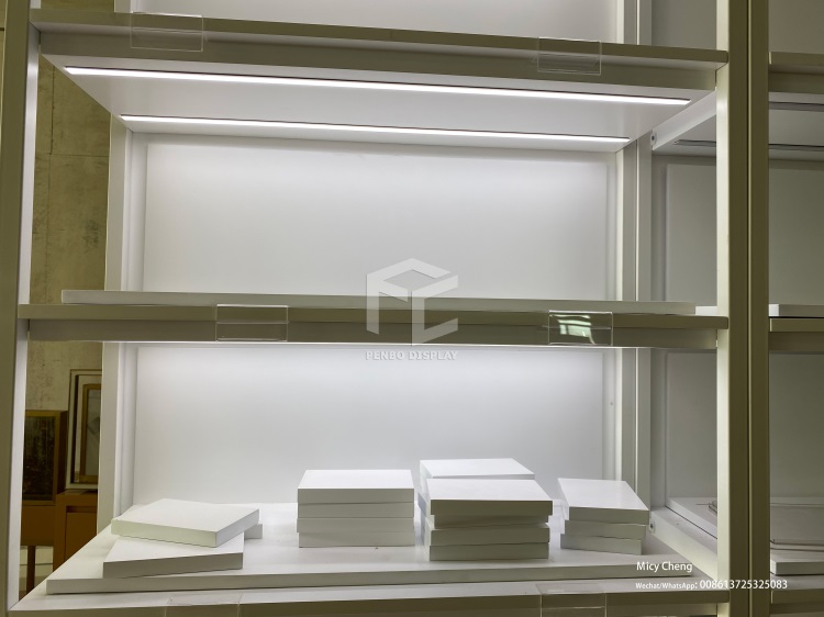 полки дисплея MDF Skincare 3mm для косметического дизайна мономера магазина