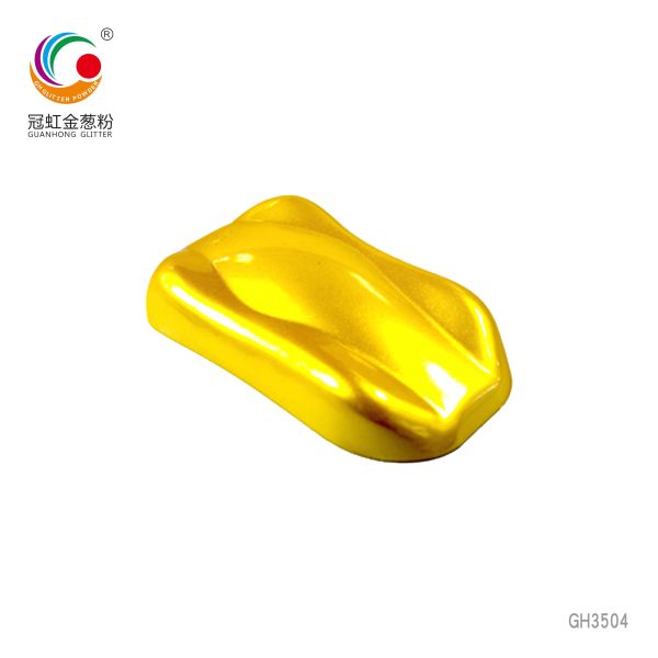 Pearlescent Gold Mica Pigment Powder Particle Size 40-200 Um CAS 13463-67-7