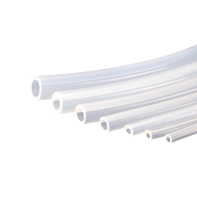 Heat Resistant Silicone Rubber Tubing 0.5mm To 50mm Coffee Rubber Hose