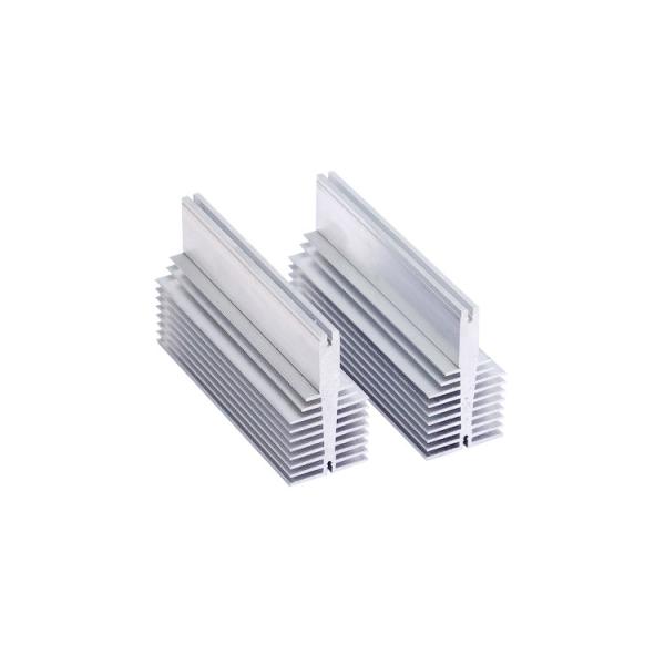 6061T6 Aluminium Heat Sink Profiles , Aluminum Heatsink Extrusion Profiles Machining Part