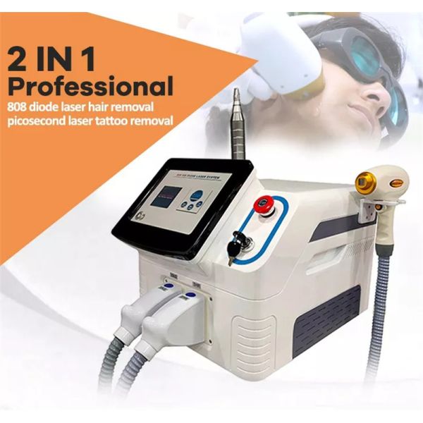 Spa 808 Nm Diode Laser Machine 2 In 1 Hair Removal And Picosecond Tattoo Removal