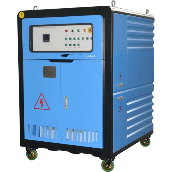 Testing diesel generator 400v 50hz 3 Phasse 4 Wire 100kw resistive load bank