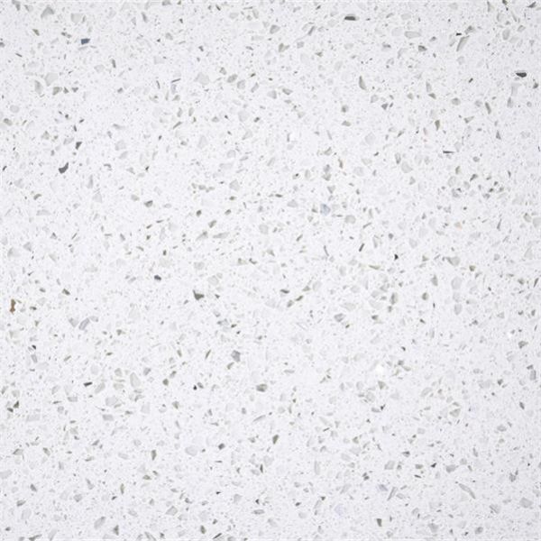 3200*1800*18MM Frostine White Glass Quartz Decorative Flooring Tile