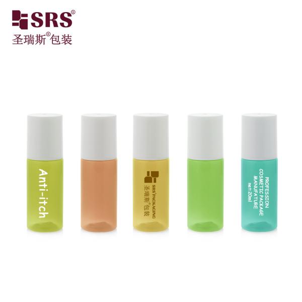 20ml Capacity Eco-Friendly PCR Roll On Container with PET Plastic Material