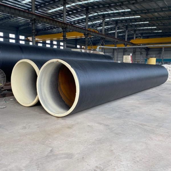 Computerized 508-1620mm Insulated Steel Pipe Production Line with Turnkey Project for PUR Spray & PE Wrapping