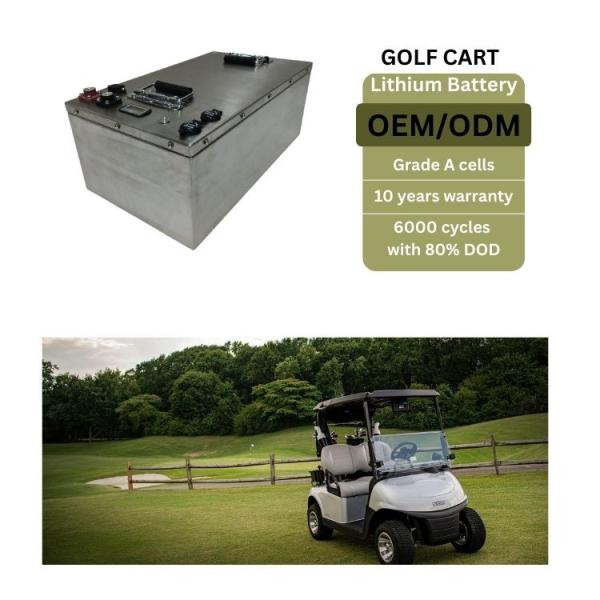 Customizable Electric Golf Cart Lithium Battery 96v100ah Electric Golf Trolley Battery