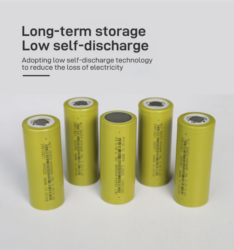 Клетки 3.2V лития батареи 4000mah большой емкости 26650 цилиндрические