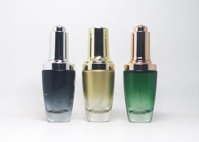 Custom Color Glass Empty Hair Oil Bottles Hot Stamping
