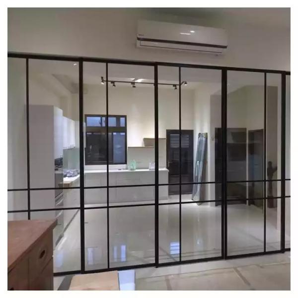 Aluminum Sliding Door Practical Design New Promotion Glass Interior Doors