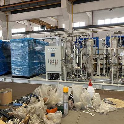 300 Cfm 500 Cfm aqueceram o patim de aço inoxidável de Monoblock das embarcações dos encanamentos do secador dessecante do ar