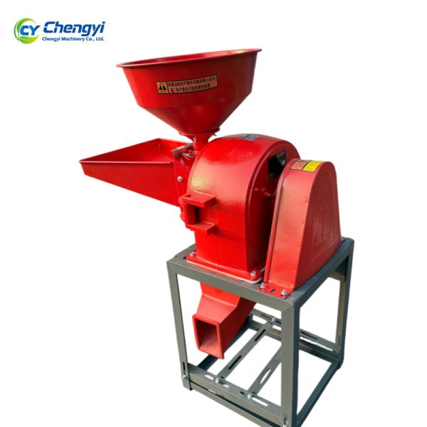 Steel Crusher Grinder 100-150kg/h Capacity Durable Grain Feed Grinder Multifunctional Processing