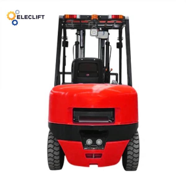 Load Capacity 2000 Lbs 4 Wheel Electric Forklift Turning Radius Up 10 Ft