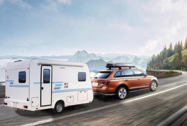 Petite structure de Mini Rv Trailer With Sandwich de remorque de campeur de corps modulaire