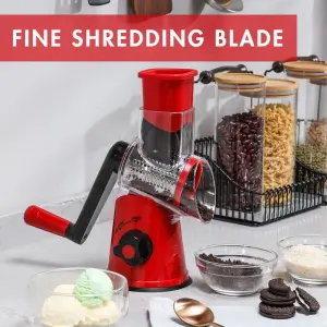Green Rotary Cheese Grater The Perfect Addition to Any Kitchen for Shredding Vegetables