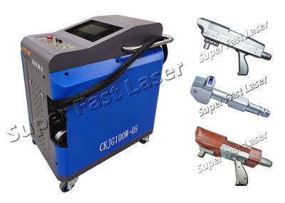 Remoção de oxidação industrial 1064nm do laser da máquina 100w da limpeza do laser do poder superior