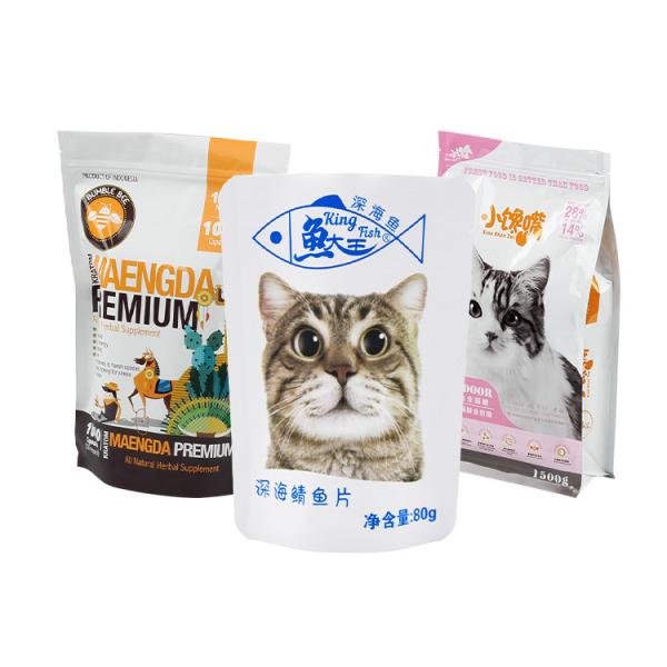 Customizable Stand Up Pouch with Resealable Zipper  Eco Friendly Food Grade Packaging for Coffee, Snacks   Pet Food  ISO Certified Low MOQ Samples Available