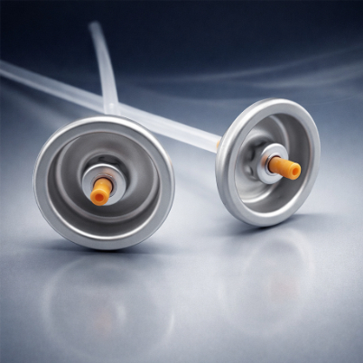 Premium Color-Coated Male Aerosol Paint Valve with Actuator