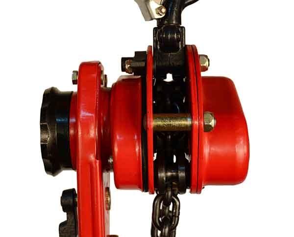 JTVL Lever Hoist with Double Pawl Brake System Low Headroom Three Stay Bolts Design Compact