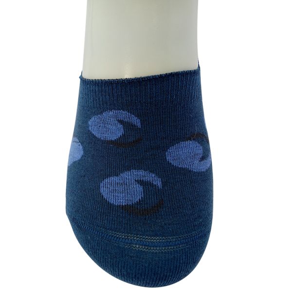 80% Combed Cotton 17% Polyamide 3% Spandex Custom Invisible Socks for Men and Women