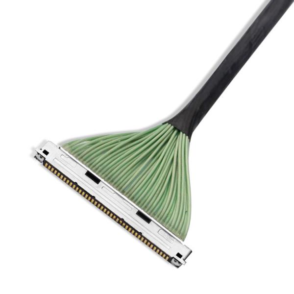 Micro coaxial do passo do cabo 0.5mm do Edp de  DF80D 40P 0.5SD Lvds