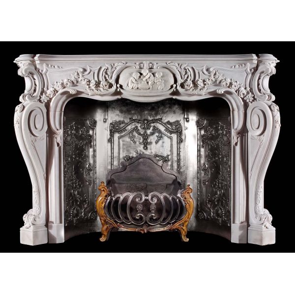 Home decoration Marble stone fireplace mantel surrounds,China marble fireplace supplier