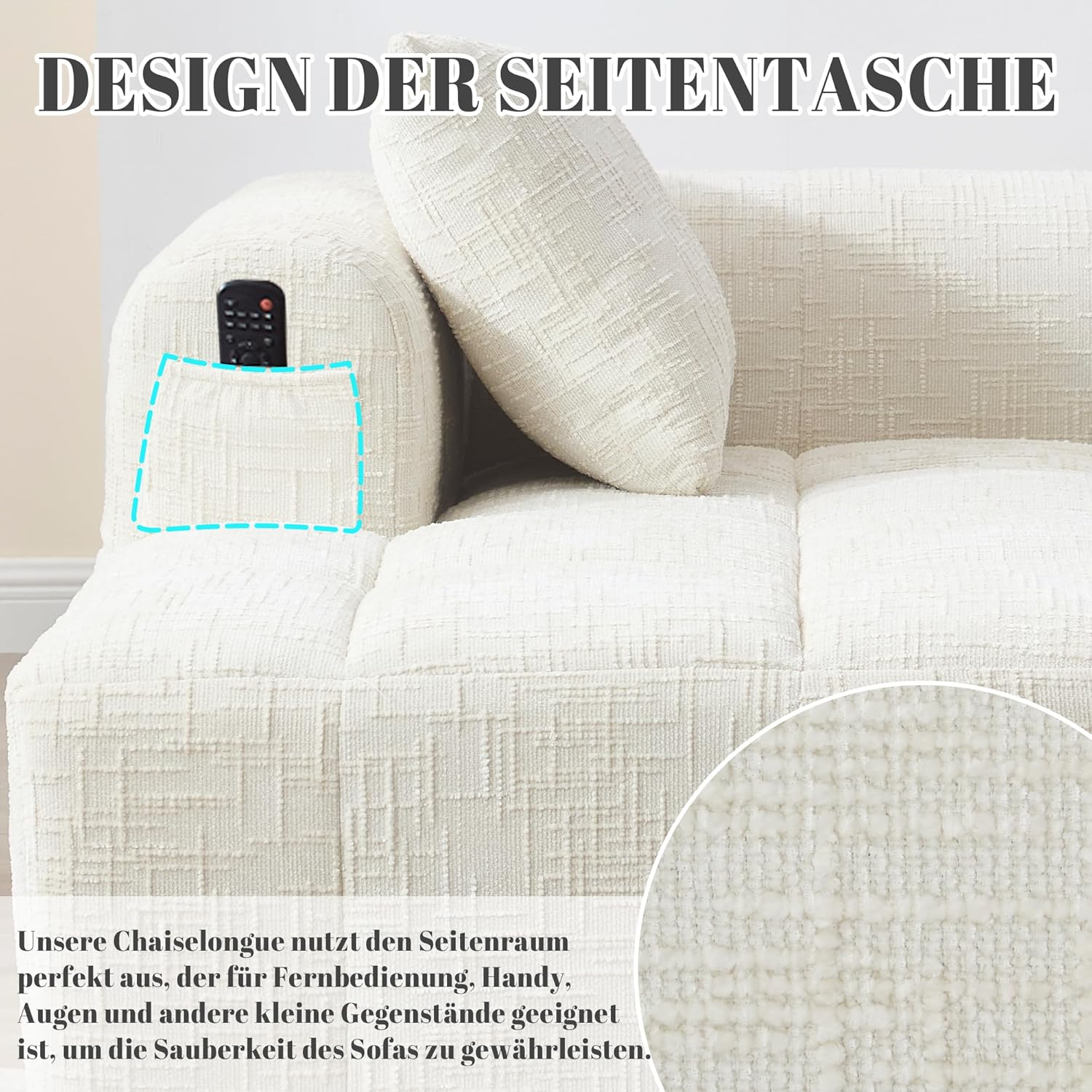 Modern Single Seater Upholstered Modular Sectional Sofa Cushion Chaise Longue Sofa Could Couch Compressed Sofa for Living Room